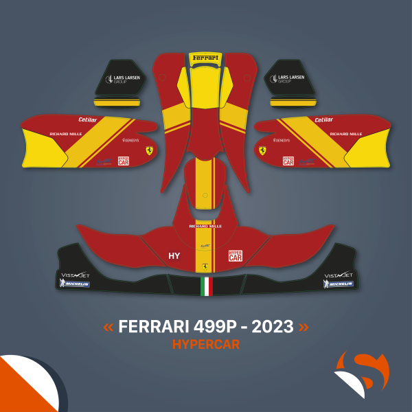 KIT DÉCO HYPERCAR - FERRARI 499P