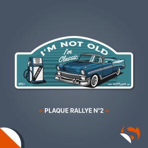 Adhésif - Plaque Rallye Moto