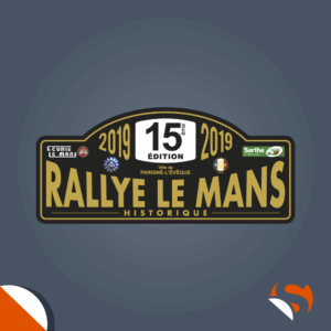 Adhésif - Plaque Rallye Auto