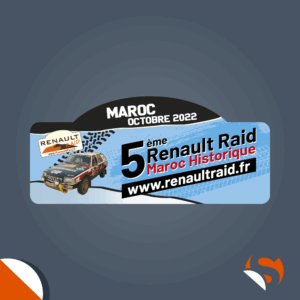 Plaque Rallye Moto