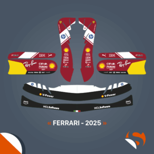 • KIT DÉCO F1 - FERRARI 2025
