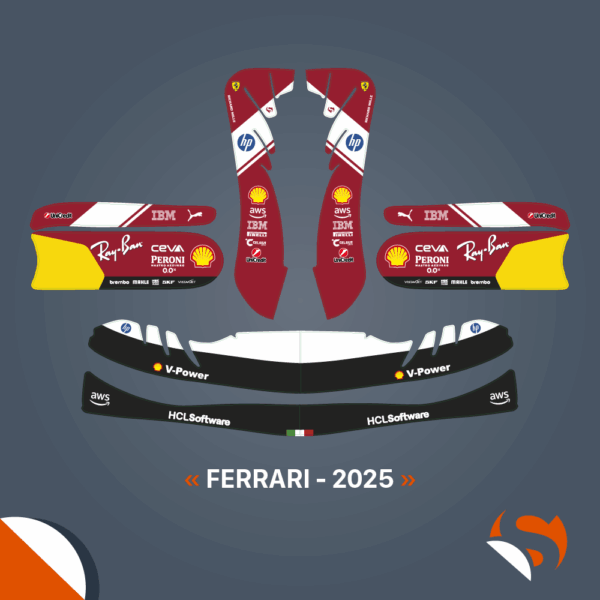 • KIT DÉCO F1 - FERRARI 2025