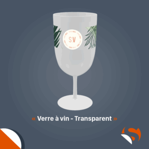 Verres à vin - Transparent
