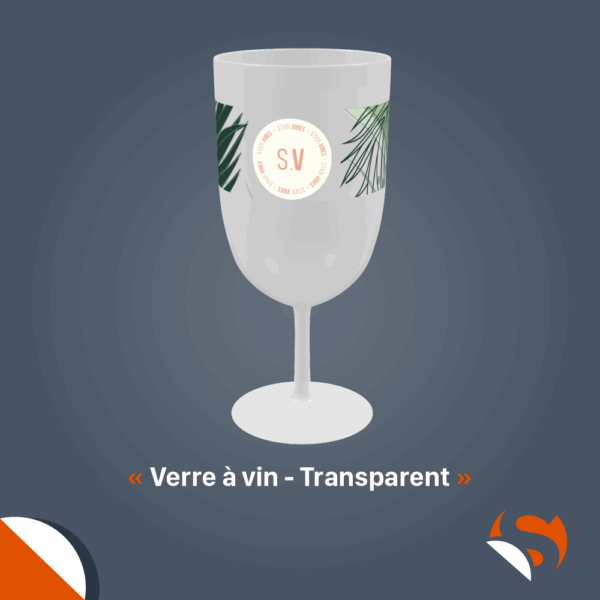 Verres à vin - Transparent