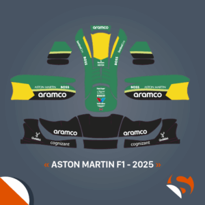• KIT DÉCO F1 - ASTON MARTIN 2025