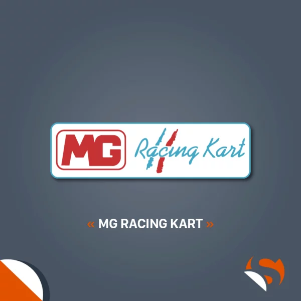 STICKERS VINTAGE - MG RACING KART